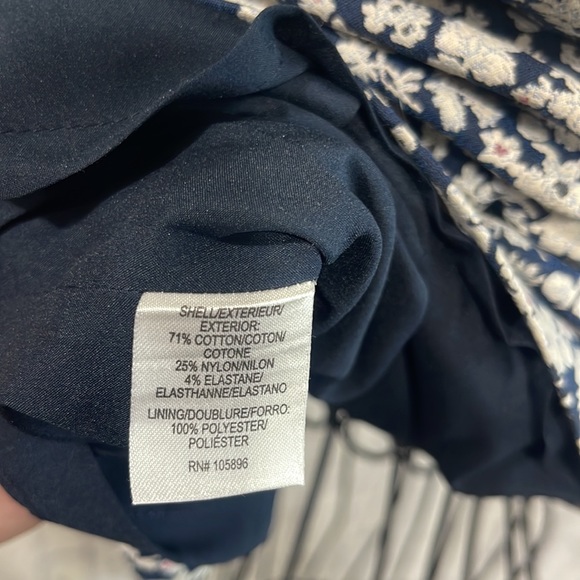 Worth New York Floral Sheath Dress Fully Lined Sleeveless Back Zip Scoop Neck - Picture 6 of 11